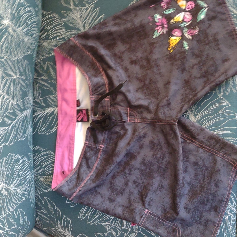 Burnside Butterfly Board Swim Surf Shorts